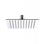 Karag Praxis T263B Inox Κεφαλή Ντουζ Τετράγωνη 20cm