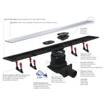 Pestan Karag Confluo Frameless Line Ευθύγραμμο Σιφόνι Δαπέδου Μαύρο Ματ 550 mm Pestan Karag Confluo Frameless Line Ευθύγραμμο Σιφόνι Δαπέδου Μαύρο Ματ 550 mm