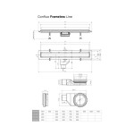 Pestan Karag Confluo Frameless Line Ευθύγραμμο Σιφόνι Δαπέδου Μαύρο Ματ 550 mm Pestan Karag Confluo Frameless Line Ευθύγραμμο Σιφόνι Δαπέδου Μαύρο Ματ 550 mm