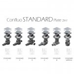 Pestan Karag Confluo Standard-2 Plate 2 in 1 Σιφόνι Δαπέδου 15 cm