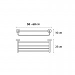 Karag Multiuso 9626 Ραφιέρα Πετσετών 60 x 25 cm