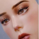 Εκπαιδευτική Κούκλα για Μακιγιάζ και Τοποθέτηση Βλεφαρίδων με Βάση Interacting Makeup 2A256