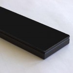Pestan Karag Confluo BOARD Frameless Grid 750 Vetro Nero Σχάρα για σιφώνι Δαπέδου Μαύρο Γυαλί