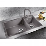 Blanco Metra 9 Silgranit 86x50 Γρανιτένιος Νεροχύτης Volcano grey