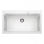 Blanco Naya XL 9 White 86x51 cm Γρανιτένιος Νεροχύτης Ένθετος