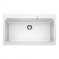 Blanco Naya XL 9 White 86x51 cm Γρανιτένιος Νεροχύτης Ένθετος