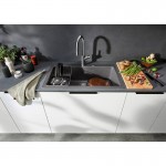 Blanco Naya XL 9 White 86x51 cm Γρανιτένιος Νεροχύτης Ένθετος