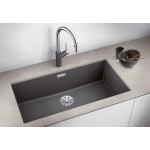 Blanco Subline 800-U Volcano grey 83x46 Γρανιτένιος Νεροχύτης Υποκαθήμενος