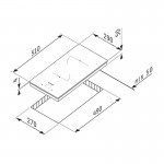 Pyramis PHC31210FMB Κεραμική Εστία Domino 174020010