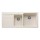 Blanco Naya 8 S Soft white 116x50 Γρανιτένιος Νεροχύτης Ένθετος -Κύρια γούρνα Δεξιά