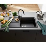 Blanco Legra XL 6 S Black 86x50 Γρανιτένιος Νεροχύτης