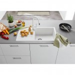 Blanco Legra XL 6 S Volcano grey 86x50 Γρανιτένιος Νεροχύτης