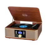 Πικάπ, Ψηφιακό Ραδιόφωνο DAB, USB, Bluetooth Ρετρό Ηχοσύστημα TREVI TT-1042 DAB Πικάπ, Ψηφιακό Ραδιόφωνο DAB, USB, Bluetooth Ρετρό Ηχοσύστημα TREVI TT-1042 DAB