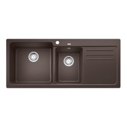 Blanco Naya 8 S Coffee 116x50 Γρανιτένιος Νεροχύτης Ένθετος -Κύρια γούρνα Αριστερά