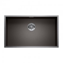 Blanco Zerox 700-IF 74x44 cm Ένθετος Νεροχύτης Dark steel