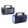 Ασύρματο ηχείο Bluetooth με ηλιακό πάνελ - P418 - 884676 - Blue