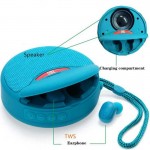 Ασύρματο ηχείο Bluetooth με ακουστικά - TG-808 - 883808 - Light Blue