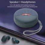 Ασύρματο ηχείο Bluetooth με ακουστικά - TG-808 - 883808 - Grey