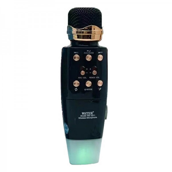 Ασύρματο μικρόφωνο Karaoke με ηχείο - WS-2011 - 883686 - Black