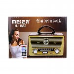 Επαναφορτιζόμενο ραδιόφωνο Retro - MU-115BT - 121155 - Gold