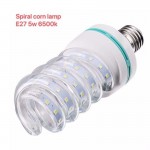 Λάμπα LED - Spiral Corn - E27 - 5W - 6500K - 356908