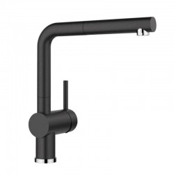 Blanco Linus-S Anthracite Μπαταρία Κουζίνας με επεκτάσιμο ντουζ 