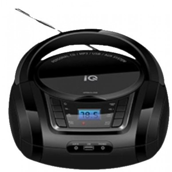 Φορητό ράδιο-CD με USB IQ CD-498 μαύρο