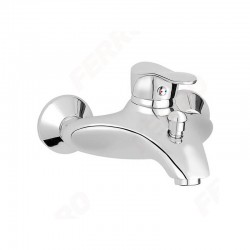 Karag Ferro Padwa BTP1 Επιτοίχια Μπαταρία Λουτρού Αναμεικτική Chrome