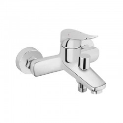 Karag Ferro Espacio BES1 Επιτοίχια Μπαταρία Λουτρού Αναμεικτική Chrome