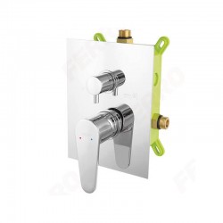 Karag Ferro Algeo BAG7P2BOX Εντοιχιζόμενος Μίκτης Ντουζ Διπλός