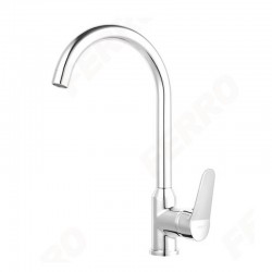 Karag Ferro Isso BIS4 Επικαθήμενη μπαταρία κουζίνας χρωμέ 