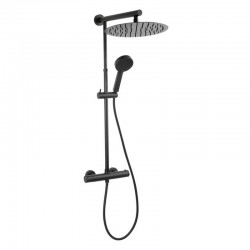 Karag Ferro Trevi black NP75-TRV7U-BL Σύστημα ντους με θερμοστατική μπαταρία 