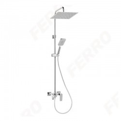 Karag Ferro Algeo square NP80-BAQ13U Σύστημα ντους με μπαταρία λουτρού