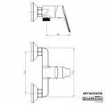 Bormann Spring BTW3370 Μπαταρία Μπάνιου (049654)