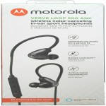 Motorola Verve Loop 500 Μαύρα αδιάβροχα ασύρματα Bluetooth 4.2 ακουστικά Handsfree με Active Noise C