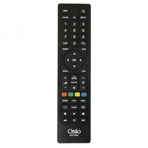 Osio OST-5020-6A Τηλεχειριστήριο για smart τηλεοράσεις Samsung, Lg, Sony, Philips, Panasonic, Telefu