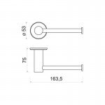 Karag Ferro Smile ASM33 Χαρτοθήκη τουαλέτας Chrome