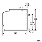 Bosch HBA578BS0 Εντοιχιζόμενος Φούρνος 71 lt