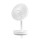 Eurolamp 300-20508 Ανεμιστήρας Επιτραπέζιος Επαναφορτιζόμενος Λευκός Φ16 9W DC