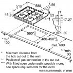 Bosch PBP6B5B80 Εστία Αερίου