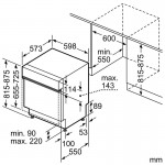 Bosch SMI4HVS33E Εντοιχιζόμενο Πλυντήριο Πιάτων 60cm WiFi