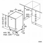 Bosch SRV2XMX01E Εντοιχιζόμενο Πλυντήριο Πιάτων