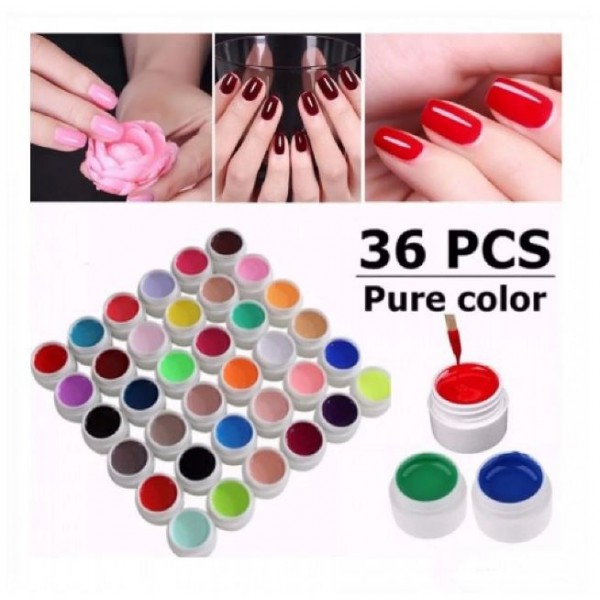 Gel νυχιών σετ 36 χρώματα Vicky Nail Painting Color Gel 8ml