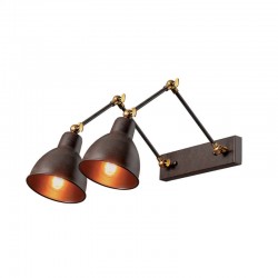 Aca EG168872WR Φωτιστικό Επίτοιχο Απλίκα ΟρειχάλκινοThalassa 