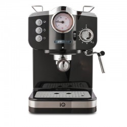 IQ CM-175 Μηχανή Εσπρέσσο Συμβατή με Κάψουλα Nespresso με Λειτουργία Αφρού 20Bar 1100W 1.25Lt Μαύρο