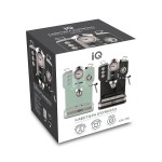 IQ CM-175 Μηχανή Εσπρέσσο Συμβατή με Κάψουλα Nespresso με Λειτουργία Αφρού 20Bar 1100W 1.25Lt Μαύρο