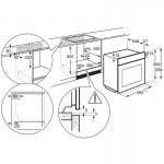 Aeg Σετ BES351111M Φούρνος + HK634021XB Εστία