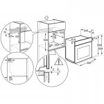 Aeg Σετ BES351111M Φούρνος + HK634021XB Εστία