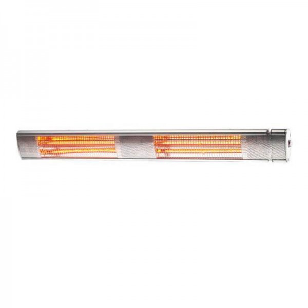 Eurolamp 300-42040 Επιτοίχια Θερμάστρα Χαλαζία 3000W Golden Tube και Τηλεχειριστήριο Ασημί