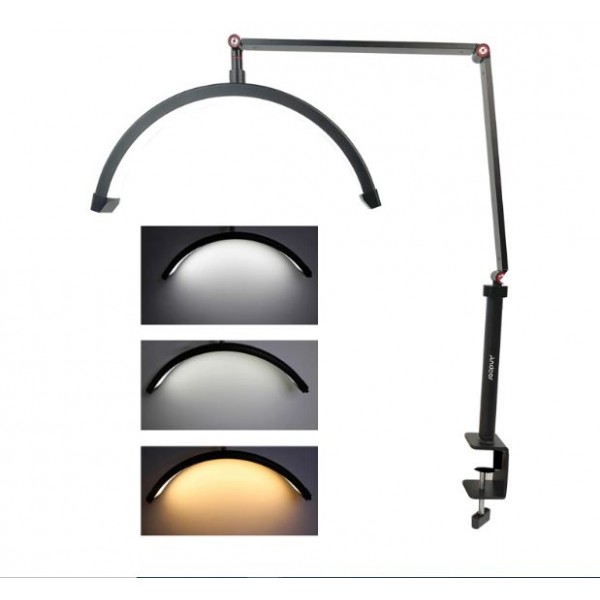 Led φωτιστικό με 3 ρυθμίσεις θερμοκρασίας χρώματος Half Moon HD-MX3 Smart Moon Light Μαύρο